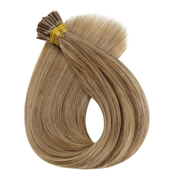 Up To 73% Off I Tip Hair Extensions Remy Pastel Highlighted Hair Extensions (#10P16) - FShine Shop